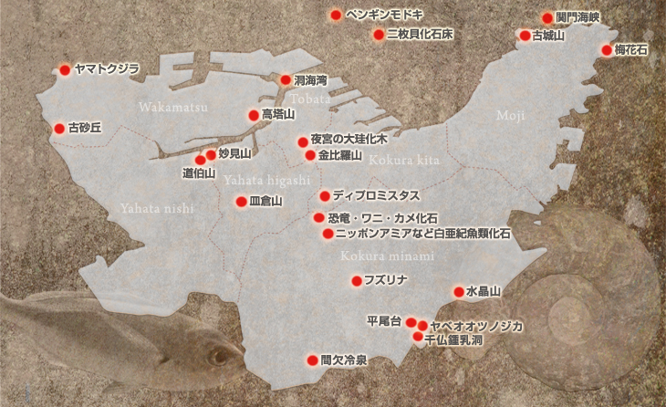 北九州市　地質マップ