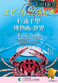 2011年4月特別展「エビとカニのふしぎ 杉浦千里博物画の世界」